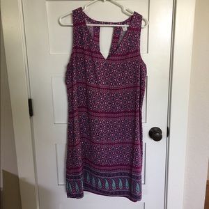 NWT Old Navy Printed Slvless Shift Dress, Large